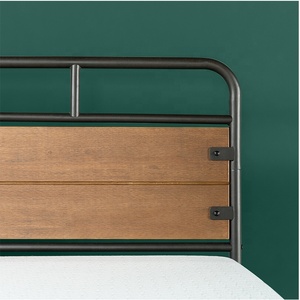 Cadre Standard <span class=keywords><strong>en</strong></span> <span class=keywords><strong>fer</strong></span> contemporain pour hôtel, <span class=keywords><strong>180x200</strong></span> King, sans boîtier métallique - Product Image 6