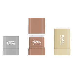 Drehbarer <span class=keywords><strong>Deodorant</strong></span>-<span class=keywords><strong>Stick</strong></span> PP 10g 15g 20g Kunststoffbehälter, Transparente Verpackung für Sonnencreme-Stift, Klebestift - Product Image 4