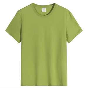 เสื้อยืด100% พรีเมี่ยมสำหรับผู้ชายเสื้อยืดผ้าฝ้ายระบายอากาศได้ดี - Product Image 4