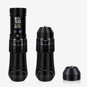 Mais Novo Conjunto de 2 Canetas de Tatuagem Sem Fio com Stroke Ajustável de 2.5-5.0mm e 2 Baterias - Product Image 1