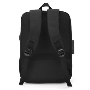 Mochila Oxford Antirrobo con Carga USB, Personalizada de Fábrica BSCI, Bolsa Impermeable de Nailon Negra para Portátiles de Negocios para Hombres - Product Image 4