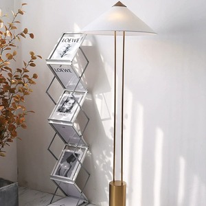 Nordic Vintage Style Modern Minimalist Luxury Floor Lamp Creative Lighting for Living Room Sofa <b>Side</b> Stand Floor Lamp - Product Image 1