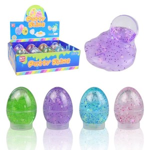 Venta al por mayor Fluffy Crystal Jelly Slime Egg Educativo No tóxico Colorido DIY Crazy Charms Putty Slime - Product Image 5
