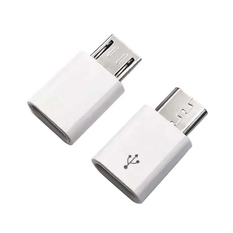 Mini Short Micro USB B Male to USB C Type Female Converter USB-C V8 Type-C Adapters & Connectors