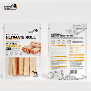 Pet dog snack grossista fabbrica vendita diretta rotolo di <span class=keywords><strong>carne</strong></span> di pollo gonfio collagene cane tratta bastone dentale <span class=keywords><strong>per</strong></span> l'allenamento - Product Image 5