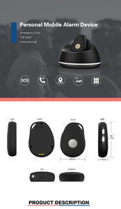 Không dây người cao tuổi khẩn cấp SOS hoảng loạn nút cao cấp mùa thu Detector EV-07B 4 gam tự vệ <span class=keywords><strong>GPS</strong></span> Tracker định vị cho người cao niên và trẻ em - Product Image 6