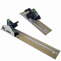 Rail de Guidage Manuel MaxTool en Aluminium pour Scie Circulaire 300mm~2800mm, Rail Auxiliaire pour Coupe Linéaire, Surface Revêtue, Outils OEM
