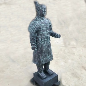 Estatuas de Bronce de Guerreros de Terracota Chinos Antiguos, Diseño Personalizado, Fundición de Cobre y Latón, Artesanía Metálica del Ejército Qin - Product Image 5