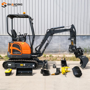Mini excavadora diésel en oferta, mini excavadora de 1.2 y 1.8 toneladas, mini excavadora con cabina, excavadora hidráulica de cadenas. - Product Image 2