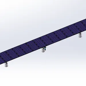 ZRP 평면 단일 축 태양 추적 시스템 1 축 자동 추적