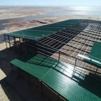 Estructura de Acero Galvanizado PTH, Almacén de Gran Envergadura, Taller Prefabricado, Estructura de Acero, Garantía de 2 Años, Resistente a Vientos de 121+ mph