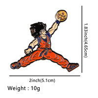 28 styles de broches en métal DIY, badge DRAGON BAII Goku Vegeta Shenron, bijoux fantaisie, broches de dessin animé en alliage, broche d'anime