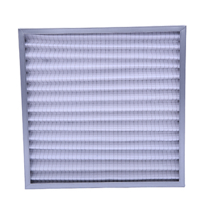 Filtres à air G3, vente directe d'usine, taille personnalisée, couvercle en métal blanc, maille plissée, pré-filtration à 88-99%, filtres anti-poussière - Product Image 1