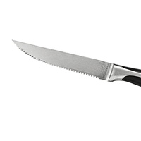 Couteau à steak de coupe de viande de cuisine en acier damas de haute qualité de 4.5 pouces avec poignée en ABS