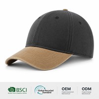 Gorra de Béisbol de Dos Tonos, Nueva Tendencia 2026, con Logotipo Personalizado, 6 Paneles, Estructurada, Tipo Dad Hat, de Alta Calidad, con Visera Curva, para Marcas
