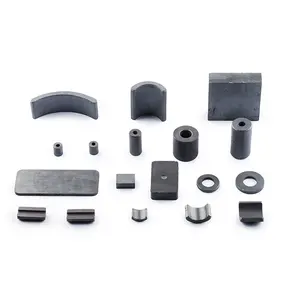 Bloc personnalisé 40x25x10mm Y33 Y40 Y44 aimant en ferrite aimant de compresseur pour l'industrie