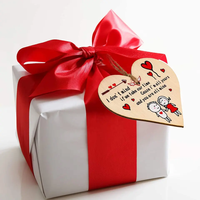 Cadeau idéal pour votre petit ami ou petite amie, souvenir romantique, plaque en bois suspendue en forme de cœur, faite à la main