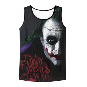 Yukariเสื้อกล้ามสำหรับผู้ชาย,เสื้อกีฬาพิมพ์ลายหัวกะโหลกสำหรับใส่ไปยิมเล่นฟิตเนสเล่นเพาะกาย - Product Image 1