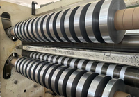 Autocollant en aluminium auto-adhésif ultra-résistant pour réfrigérateur et congélateur, sans papier, 40 microns, avec adhésif en caoutchouc