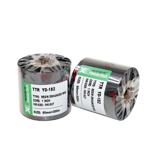 Tùy Chỉnh Kích Thước 110Mm * 300M Cao Cấp Sáp Ttr Máy In Mã Vạch Sử Dụng Sáp Cộng Với Truyền Nhiệt Ribbon Cho Tráng Nhãn Giấy - Product Image 4