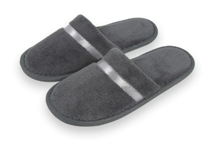 Pantuflas Desechables Antideslizantes y Gruesas de Felpa Coral con Cinta de Alta Gama para Huéspedes de Hoteles, Alojamientos y Salones de Belleza - Product Image 2