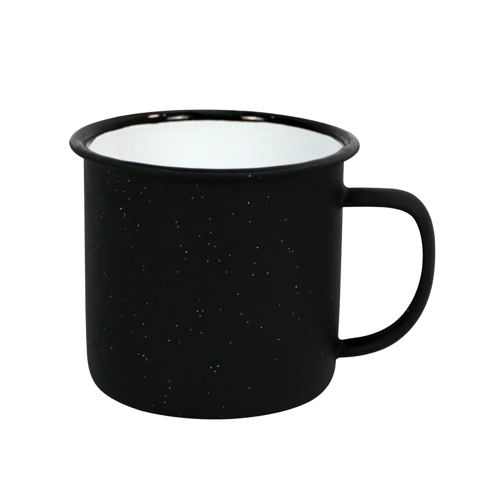 Maikesub offre spéciale impression par Sublimation thermique de haute qualité Image vierge personnalisable tasse en émail noir coloré 10oz