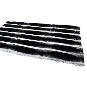 Okayda Hebei Rex Tavşan Derileri Ham Kürk Plaka Yumuşak Hayvan Kürkü Giysi Süslemeleri için 100*50cm - Product Image 2