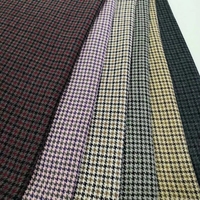 Meilleure vente de tissu teint en fil petit tissu tweed à carreaux pied de poule pour vêtements