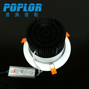 Poplor Led <b>Downlight</b> 50W Cob Ceiling Light Aluminum Commercial Lighting - Product Image 4