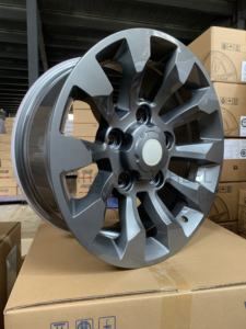 Mingyue 16X8J 18X8J PCD 5X165.1 Formación de flujo para 2001-2016 Land Rover Old <span class=keywords><strong>Defender</strong></span> Rueda de coche de pasajeros negro brillante - Product Image 5