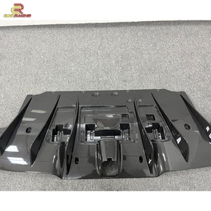 Novit Style Dry Carbon Fiber Rear Bumper <b>Diffuser</b> <b>for</b> Ferrari 488 GTB Spider 2015-2018 Carbon Rear Lip <b>Car</b> Conversion Kits Parts - Product Image 2