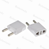 Adaptateur de voyage Euro en cuivre pur 4,0 mm, convertisseur de puissance, adaptateur de voyage US vers EU