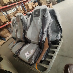 Assento de Suspensão Pneumática para Caminhão com Cinto de Segurança e Válvula de Pressão para Veículos Caminhão Box RHD - Product Image 4