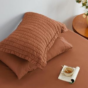 <strong>Lavender</strong> Seersucker King Size Comforter All Season <strong>Bedding</strong> with Printed Pattern Plain Style for Home Use - Product Image 6