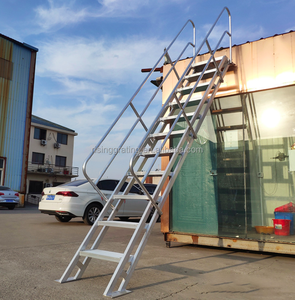 Escalier de secours <span class=keywords><strong>extérieur</strong></span> de style industriel en métal robuste et durable avec installation de bricolage - Product Image 5