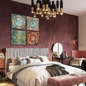 <span class=keywords><strong>Stampe</strong></span> su tela con motivo a fiori <span class=keywords><strong>Vintage</strong></span> 4 pezzi di decorazioni per la casa <span class=keywords><strong>da</strong></span> <span class=keywords><strong>parete</strong></span> per la stampa digitale di Interior Design - Product Image 4