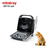 Escáner de Ultrasonido Veterinario Mindray DP10Vet, Máquina Doppler Portátil en Blanco y Negro para Animales Pequeños