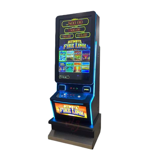 Vertical 32 Inch Screen Luxury Classic Metal Machine Stand Multi-Player Fire Link Fusion Skill Game Machine