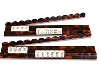 Support magnétique pour tuiles de mahjong en écaille de tortue de 20 pouces, organisateur de tuiles de mahjong, accessoires de jeu à domicile en stock