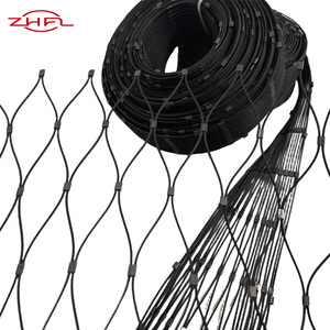 Malla de Acero Inoxidable con Óxido Negro, Tejido Plano, para Construcción, Valla de Seguridad, Recintos para Aves y Animales Salvajes - Product Image 2