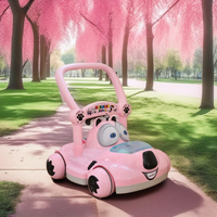 Jouets de roue silencieux pour enfants de haute qualité avec poussettes bébé de prévention du renversement de la musique et de l'éclairage