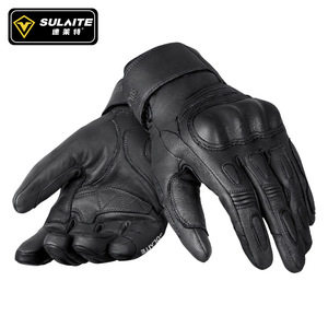 Gants de moto Sulaite noirs imperméables unisexes pour adultes, équipement de course hivernal - Product Image 3