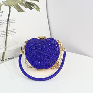 Viviblook Z226AS01 Sac bandoulière pour femme, sac en forme de cœur, sac de soirée en cristal et diamant, mini sac de soirée pour femme - Product Image 6