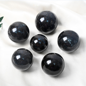 Esfera de Astrophyllite Pulida a Mano, Piedra Curativa de Cristal, Esfera de Piedra de Fuegos Artificiales para Decoración Fengshui - Product Image 4