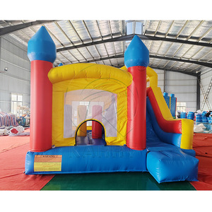 Castillo Inflable Comercial para Exteriores con Tobogán, de PVC, para Alquiler en Fiestas - Product Image 1
