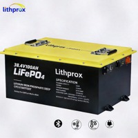 Batterie Lithium LiFePO4 38,4V 100Ah à Décharge Profonde pour VR avec BMS Intelligent, Bluetooth, Connecteur Anderson, 6000 Cycles, CE RoHS IP67, OEM ODM Extrême