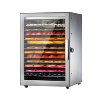 12 Trays Kleine Voedseldroger voor Thuisgebruik voor Fruit, Groenten, Beef Jerky, Bananen en Champignons