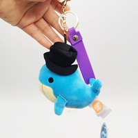 Make My Day Animaux Marins Requin Bleu Dauphin Orque Épaulard Baleine 12-18CM Pendentif Porte-clés Poupée en Peluche Jouet en Peluche Vente en Gros