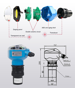 RKL-03 เซ็นเซอร์วัดระดับน้ำแบบอัลตราโซนิกแบบไม่สัมผัส RS485 4-20mA รุ่นดั้งเดิม - Product Image 4
