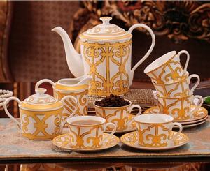 Promotional 15 Pcs Europe Luxury Fine Porcelain Coffee & <b>Tea</b> <b>Sets</b> for Gift - Product Image 1